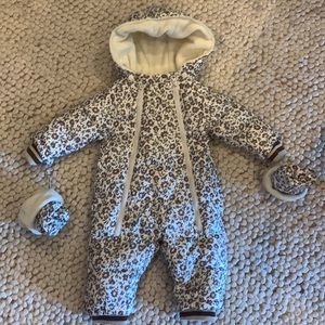 Rylee and Cru Vintage Floral Snowsuit